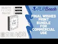 Final Wishes Printable Planner with Commercial Use PLR Printables for Sale