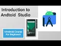 Tutorial - introduction to android studio