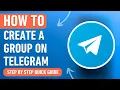 How to Create a Group on Telegram 2024 Easy Tutorial