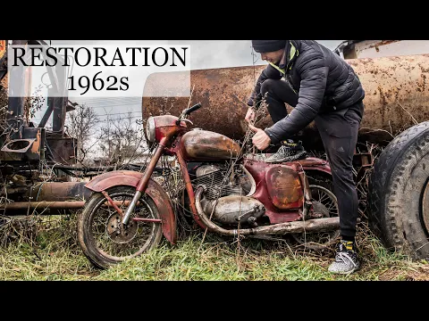 Download MP3 Full Restoration Old Motorcycle Jawa 1962s  2-stroke - FINAL VIDEO