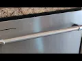 Kitchenaid Dishwasher code fix F8E4 dishwasher overfills Drip Tray Float Check