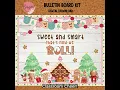 Gingerbread Bulletin Board Festive Editable