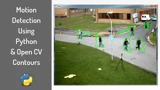 Motion Detection Using Python Opencv Contours