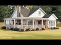 The Winning Cottage House Design With A Sunroom A Wrap-Around Porch - 1006