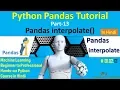 Python Pandas Part-13 Pandas interpolate Function in Hindi Machine Learning Course 02 13