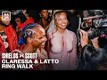 Claressa Shields makes her ring walk with Latto in Atlanta