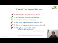 Final and this keyword Object oriented Programming SNS Institutions