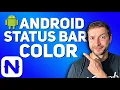 Two Methods to Change Android Status Bar Color NativeScript Tutorial