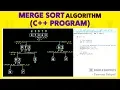 Merge Sort Algorithm in C Programming C Program Part - 2 Sorting Algorithms