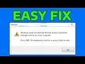How To Fix Remote Access Connection Manager Can t Be Started Error 1068
