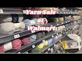 Yarn Sale at Walmart Clearance Lower Prices and new yarn in store shop with me