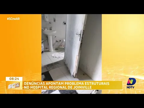 Denúncias de problemas estruturais no Hospital Regional de Joinville levantam preocupações