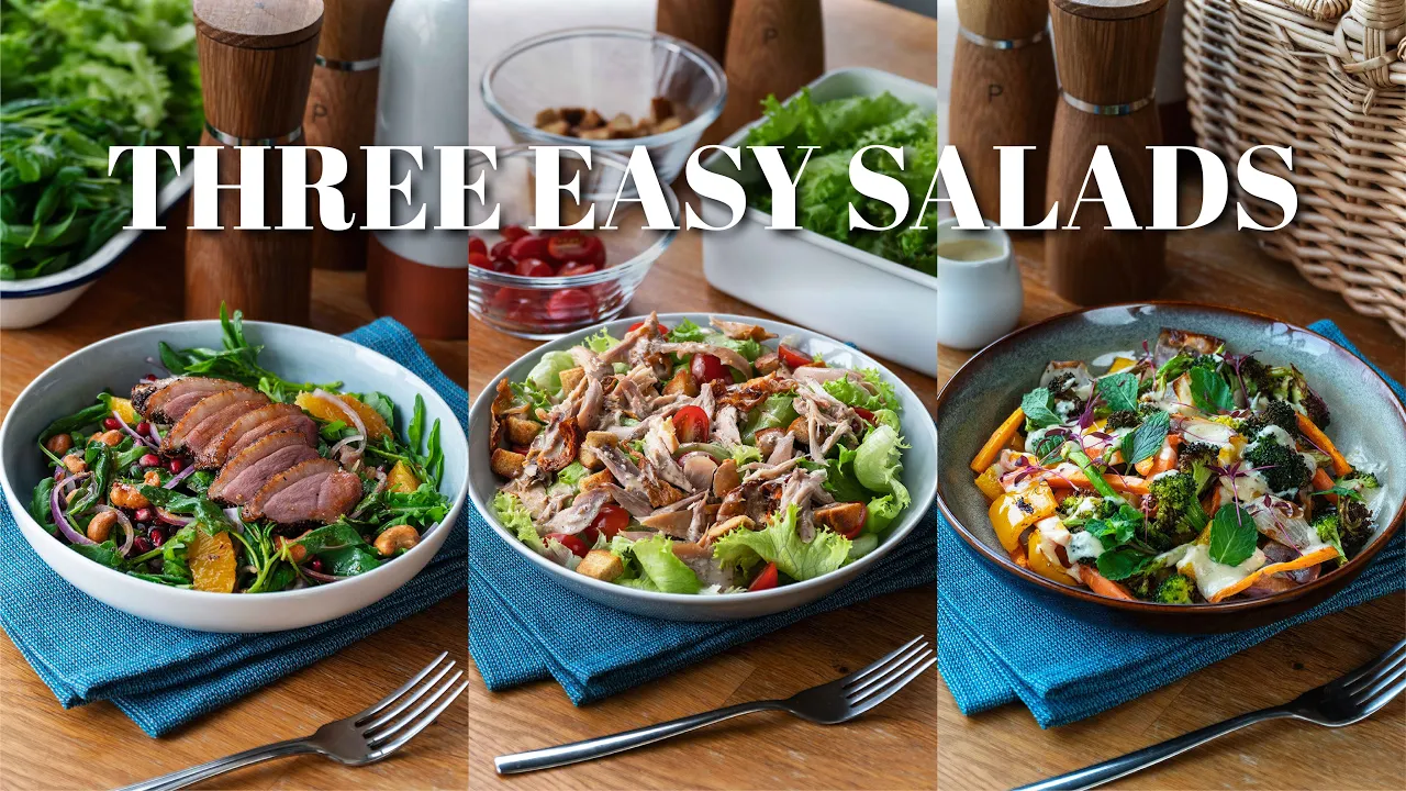 1 Supermarket Trip, 3 Easy Salad Ideas!