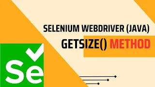 Selenium getSize method in Java FullStackSDET