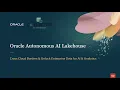 Oracle Autonomous AI Lakehouse Any Cloud Any Data Any Workload