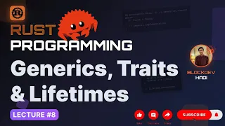 Master Rust Programming Rust Generics Traits Trait Bound Lifetimes Advanced Type System