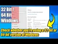 3 Ways to Check whether you re using a 32-bit or 64-bit version of Windows