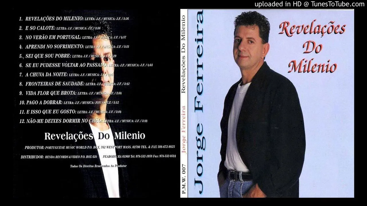 Jorge Ferreira - Revelações Do Milénio (studio album - 1998) - 07 - A Chuva Da Noite