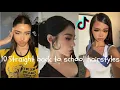 Easy and cute back to school hairstyles for straight hair