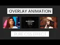 Image Hover CSS animation with Caption Overlay