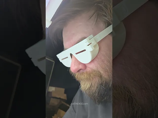 Safety Squints — Printable "safety" glasses video thumbnail