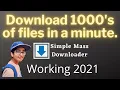 How to Mass Websites Simple Mass Downloader Working 2021