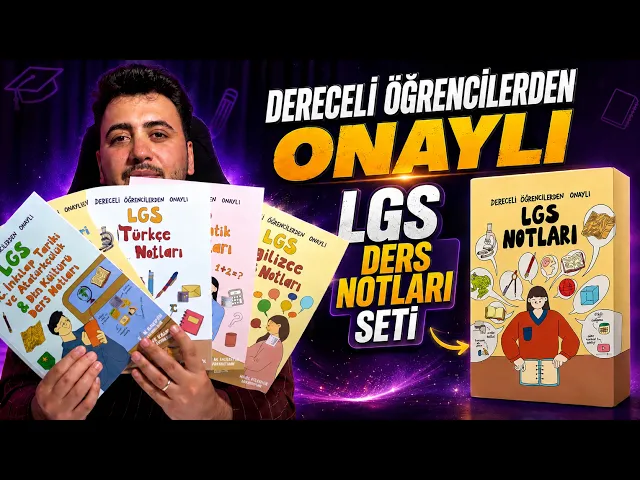 LGS Ders Notları Seti video tanıtım