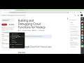 Building and Debugging Cloud Functions for Node js
