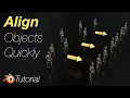 3 3 Blender Tutorial Tidy Up Your Scene Align Models on an Axis