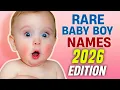 30 Rare Unique Baby Boy Names for 2026 Cool Modern Meaningful