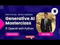 7 Use OpenAI LLM with Python ChatGPT Integration Tutorial