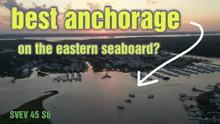 This could be the best anchorage on the eastern seaboard.  SVEV 45 S6