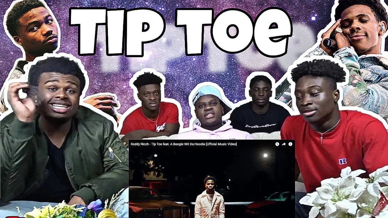 Roddy Ricch - Tip Toe (ft A boogie with da hoodie) *Reaction
