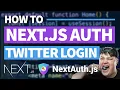 Next js Authentication with Twitter NextAuth js
