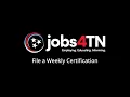File a Weekly Certification