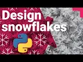 Code snowflake art in Python Digital Making at Home