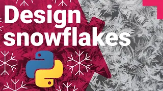 Code snowflake art in Python Digital Making at Home