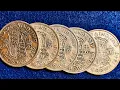 1942 to 1946 UK Half Crown Coin Collection