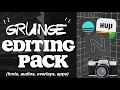GRUNGE EDITING PACK 2019 FONTS S APPS MORE