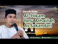 Dauroh Kitab Al Hikam Athaillah Part 1 - Buya DR Arrazy Hasyim.  MA