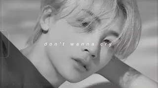 Download seventeen - don't wanna cry (slowed + reverb) MP3