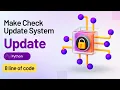 How to Make Check Update System in Tkinter Python