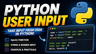 Python User input for BEGINNERS