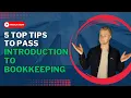 AAT Introduction to Bookkeeping - 5 Tips to Pass Your Exam