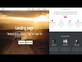 Complete Responsive landing Page in Bootstrap 4 responsive websites