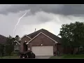 Weak and Short Lived Thunderstorm in Tomball TX 2017