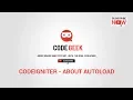 Basic Codeigniter Tutorials - About Autoload