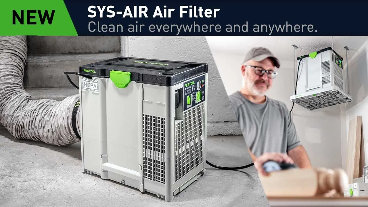 Festool Canada — Festool — SYS-AIR HEPA Air Filter (YouTube video ad)