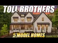 Inside FIVE Toll Brothers Luxury Model Homes in Georgia