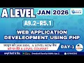 A Level A9 2-R5 1 Web Application Development Using PHP A Level JAN 2026